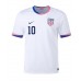 United States Christian Pulisic #10 Replica Home Shirt Copa America 2024 Short Sleeve